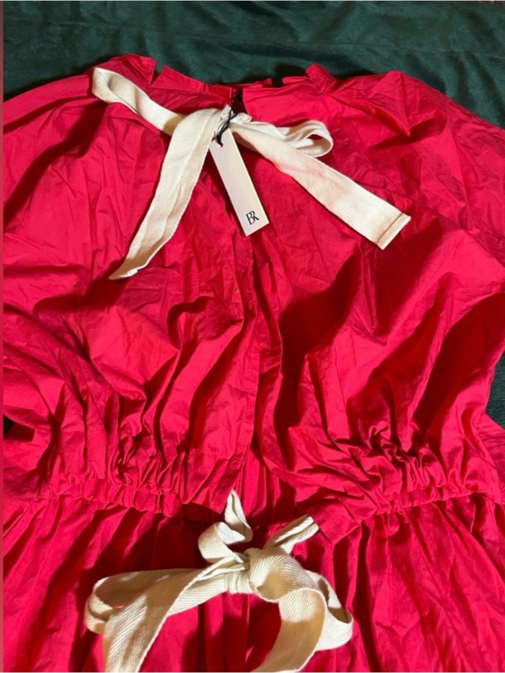 Banana Republic Coral Pink Gathered-Neck Maxi Dress - Picture 5 of 5
